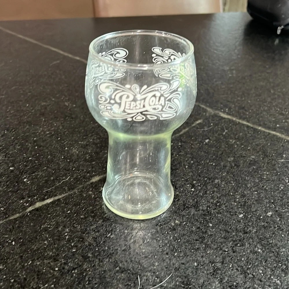 Vintage 1970s Pepsi-Cola Drinking Glass Fountain Style